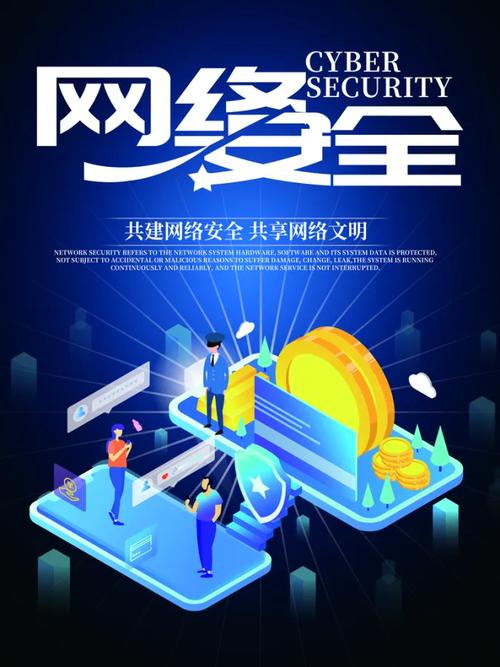 網絡文明科技網絡安全海報